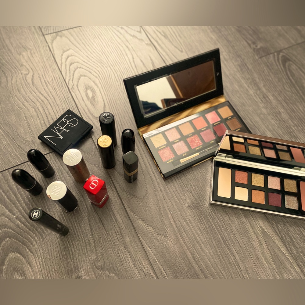 Lipsticks and Eyeshadow palettes